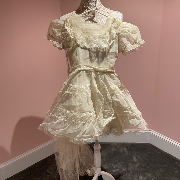 vintage first communion dress